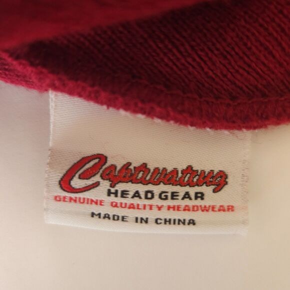 Virgina Tech Beanie VT Collegiate Licensed Maroon and Orange - Picture 3 of 7